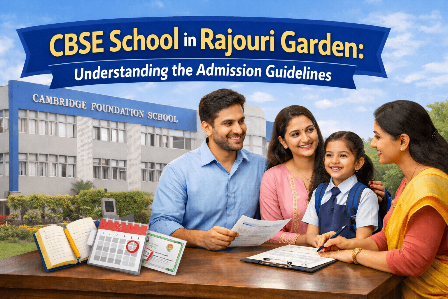 CBSE school admission guidelines in Rajouri Garden