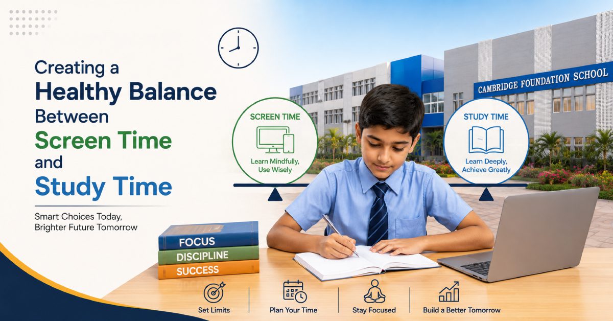 Creating a Healthy Balance Between Screen Time and Study Time