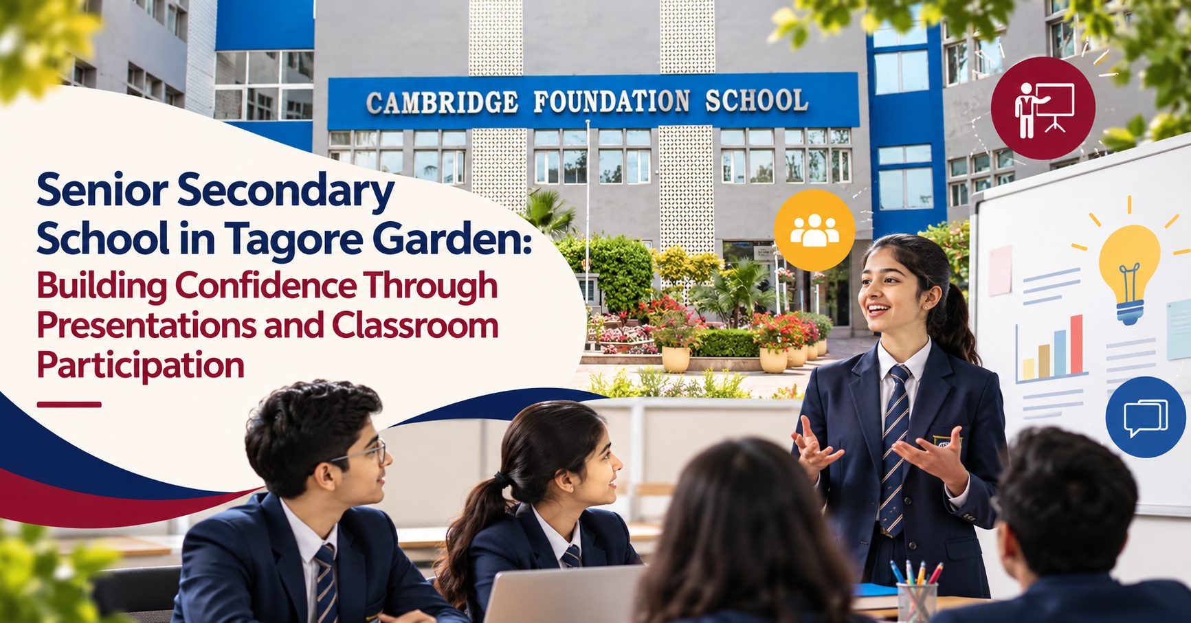 Senior Secondary School in Tagore Garden: Building Confidence Through Presentations and Classroom Participation